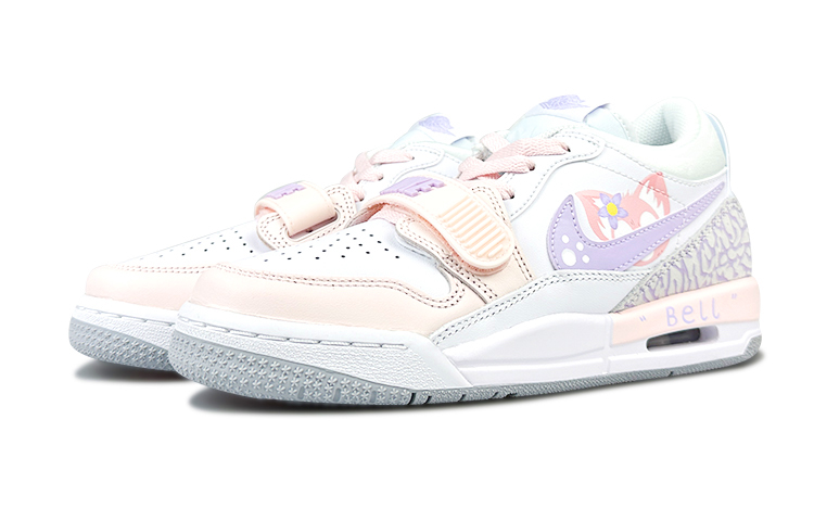 Jordan Legacy 312 Cushioning, Wear Resistant Low Top Vintage Basketball Shoes Women's Pink Purple купить в интернет-магазине Yoocart с быстрой доставкой по России.