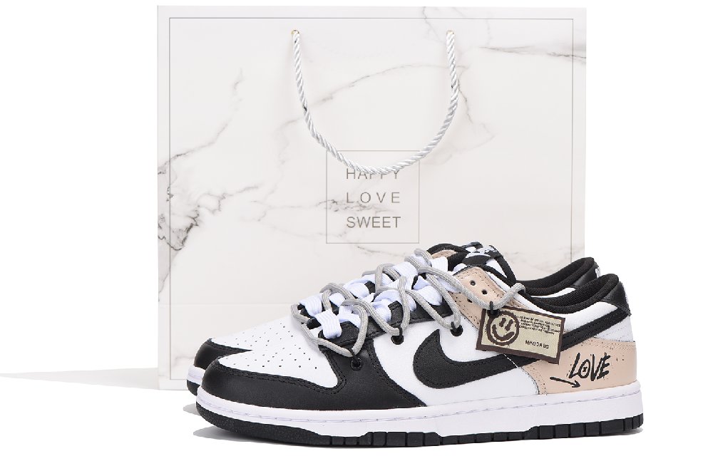Nike Dunk Skateboard Shoes Men Low-Top White/Yellow