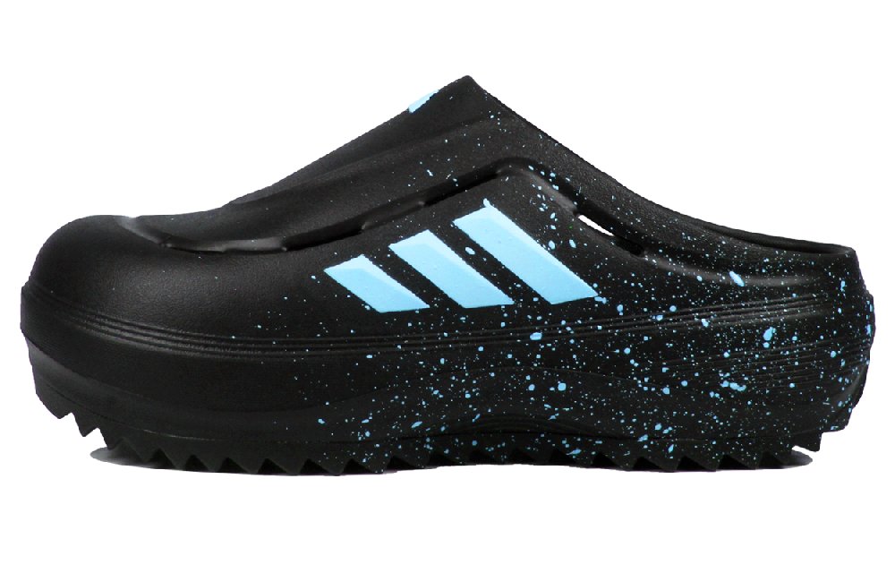 Adidas OZWAVE CLOG Abrasion Resistant Closed Toe Slippers Unisex Black Blue