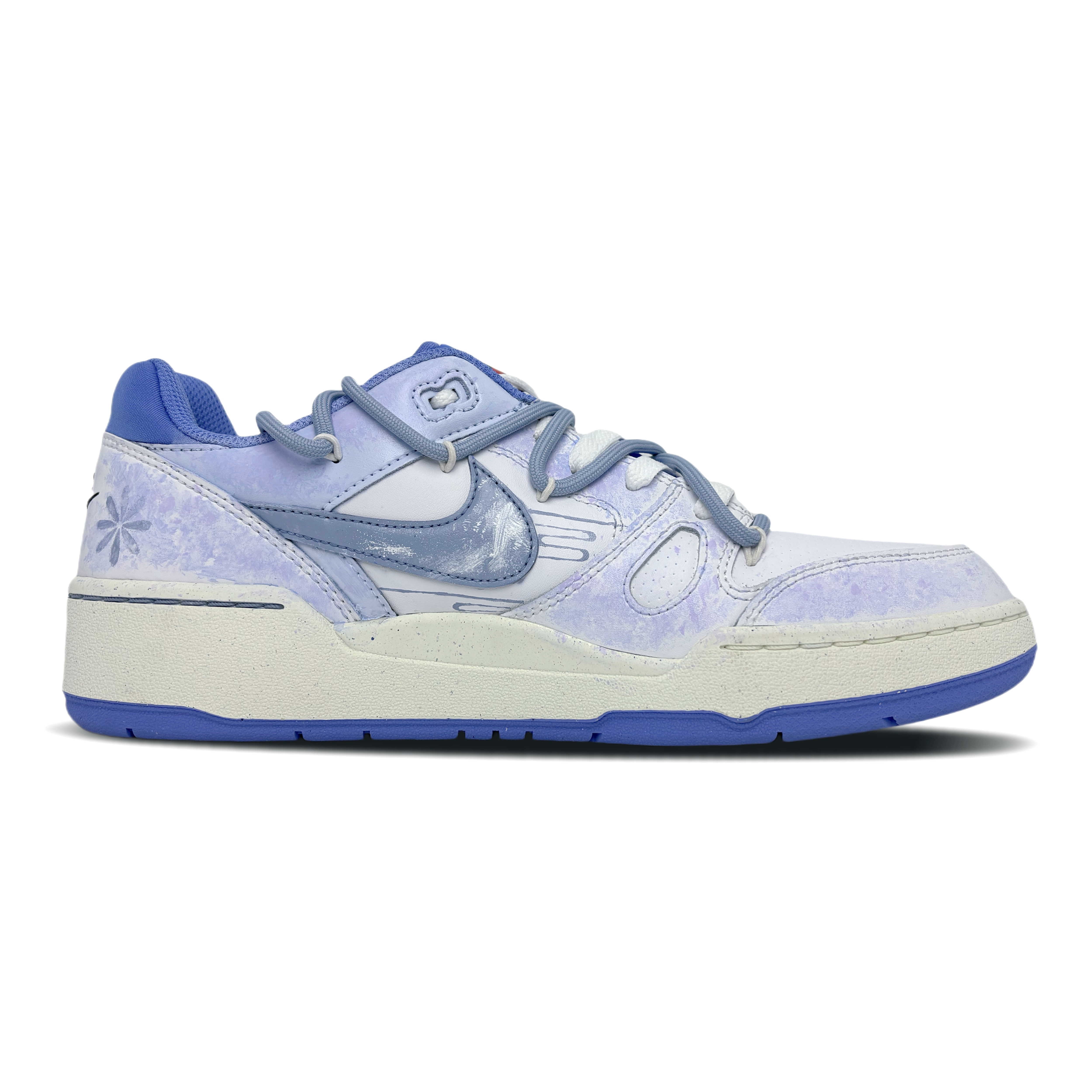Nike Full Force Skateboard Shoes Men Low-Top White/Blue купить в интернет-магазине Yoocart с быстрой доставкой по России.