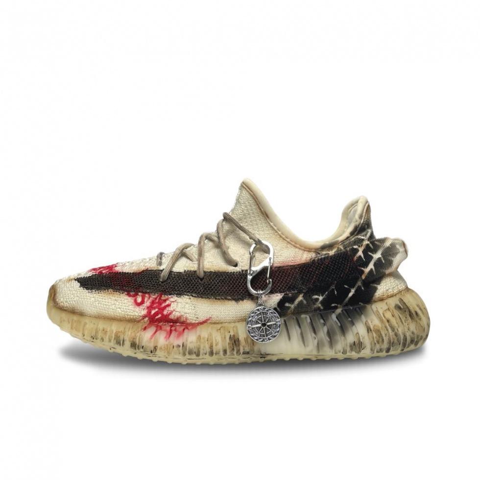 Adidas Originals Yeezy Boost 350 Breathable And Wear-resistant Low-Top Casual Shoes Unisex Beige