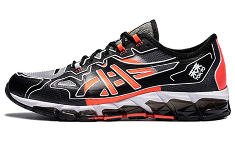 Asics Gel Quantum 360 6 Black Sunrise Red