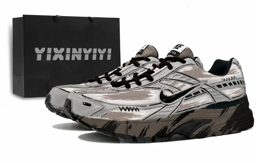 Nike Initiator Cushioning, Breathable, Supportive Low top Running Shoes Men's Beige