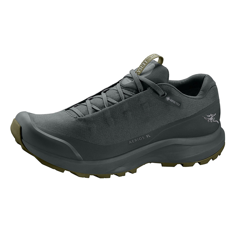 Arcteryx Aerios FL Cushioned Slip-Resistant Abrasion-Resistant Breathable Low-Top Running Shoes Men's Gray