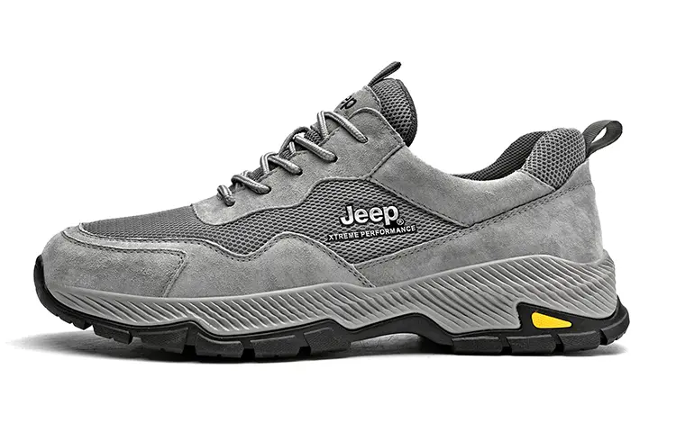 Jeep Low Top Casual Shoes Men's Gray