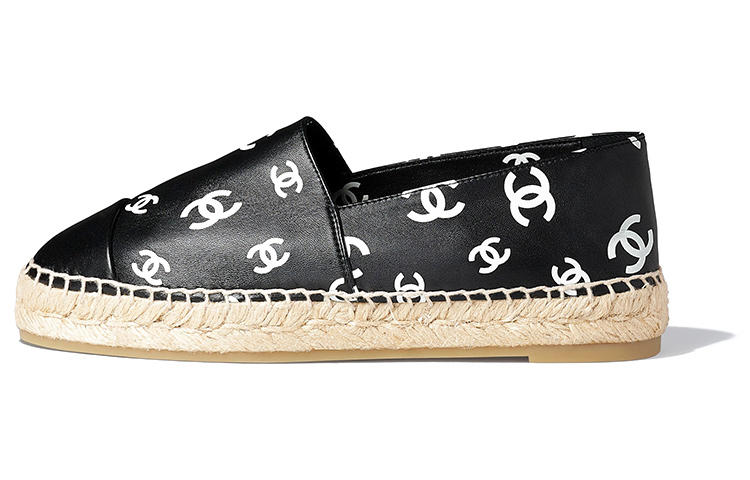 CHANEL ICON 2022 SS Espadrilles Women's Black