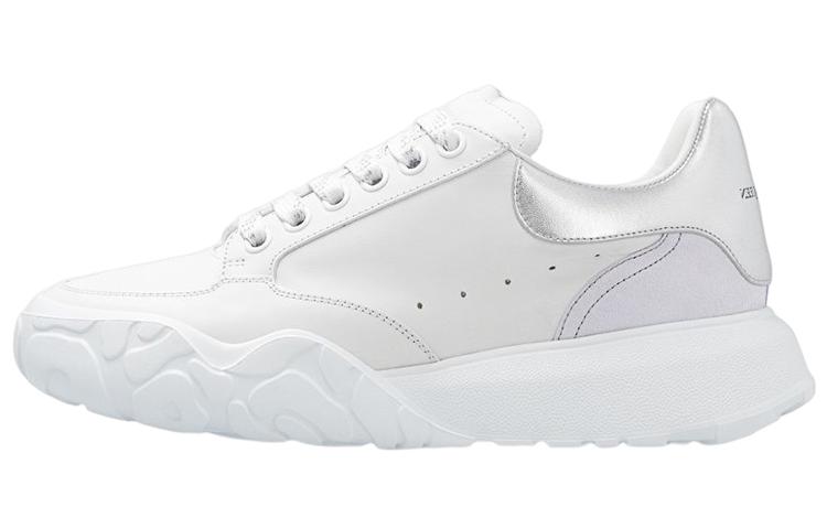 Alexander McQueen Court Trainer 'White Silver' Women's