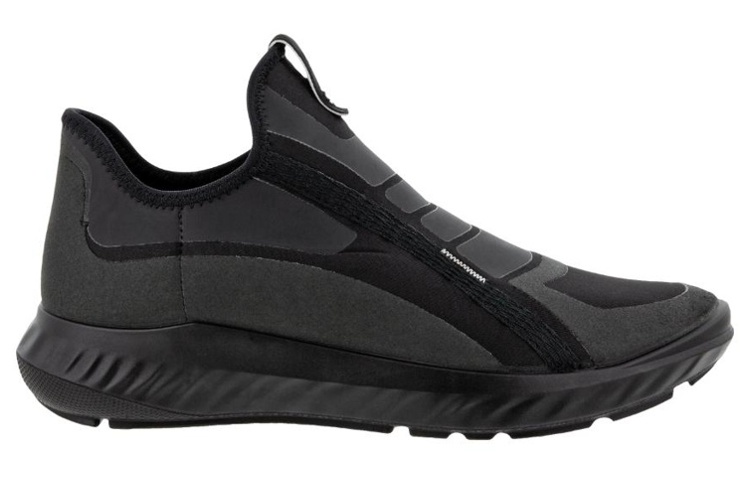 Ecco Ath 1Fw Alpha Abrasion Resistant Low top Sports Casual Shoes Women's Black