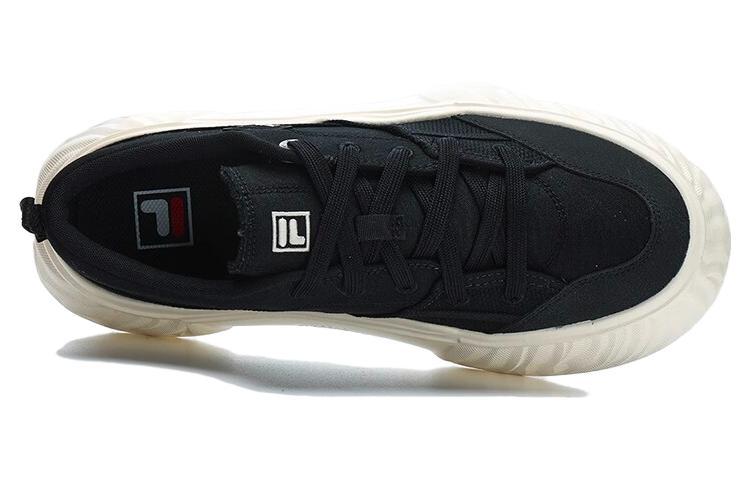 FILA Canvas Low NonSlip Durable Shoes 'Black White' купить в интернет-магазине Yoocart с быстрой доставкой по России.