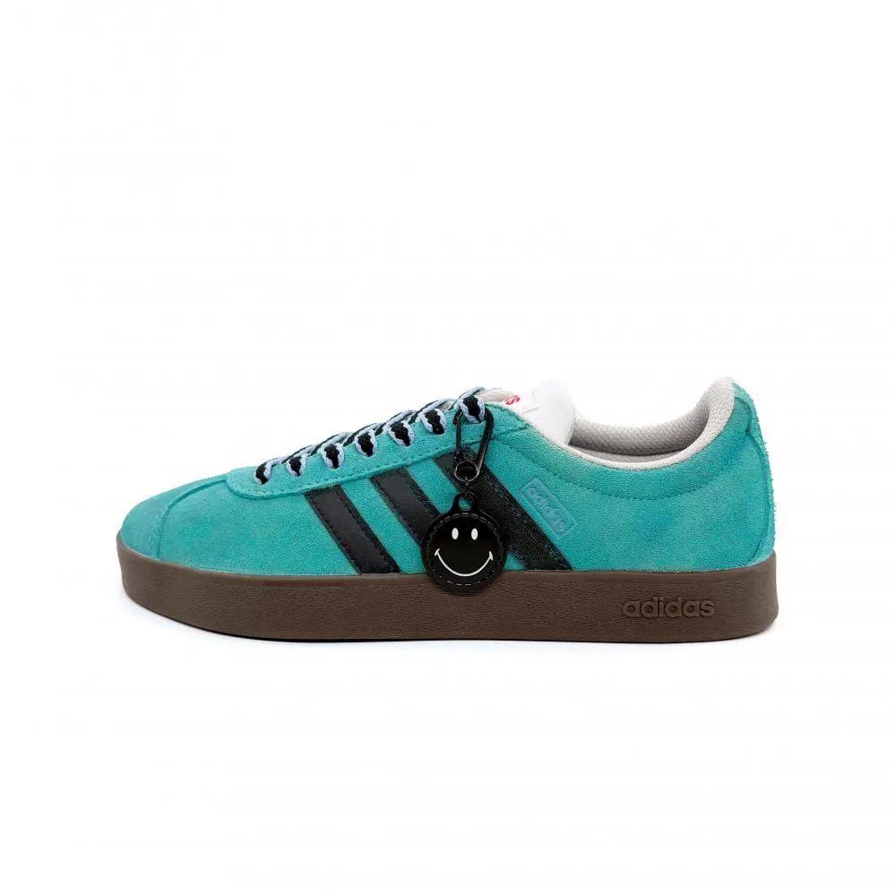 Adidas Neo VL Court 2.0 Anti Slip Wear Resistant Low Top Skateboard Shoes Unisex Green