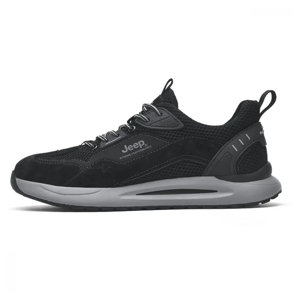 Jeep Abrasion Resistant Breathable Cushioning Low Top Mountaineering Hiking Shoes Men's