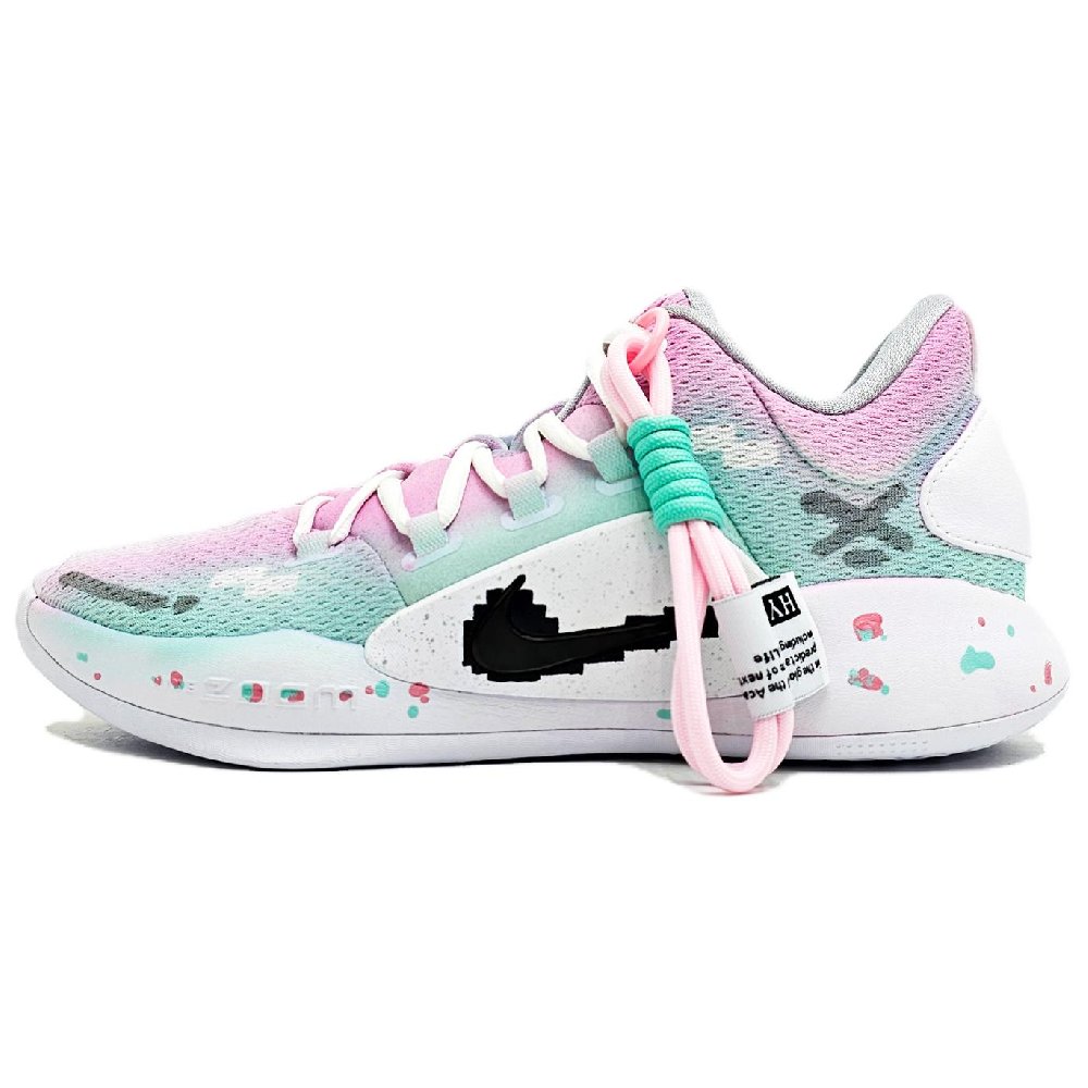 Nike Hyperdunk 10 Basketball Shoes Men Low-Top Pink/Green/White