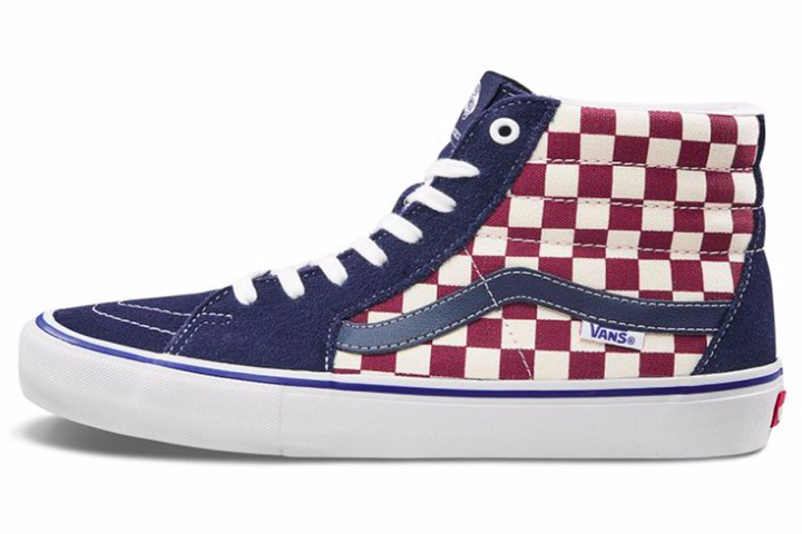 Sk8 Vans Hi Pro 'Checkerboard Dress Blues'