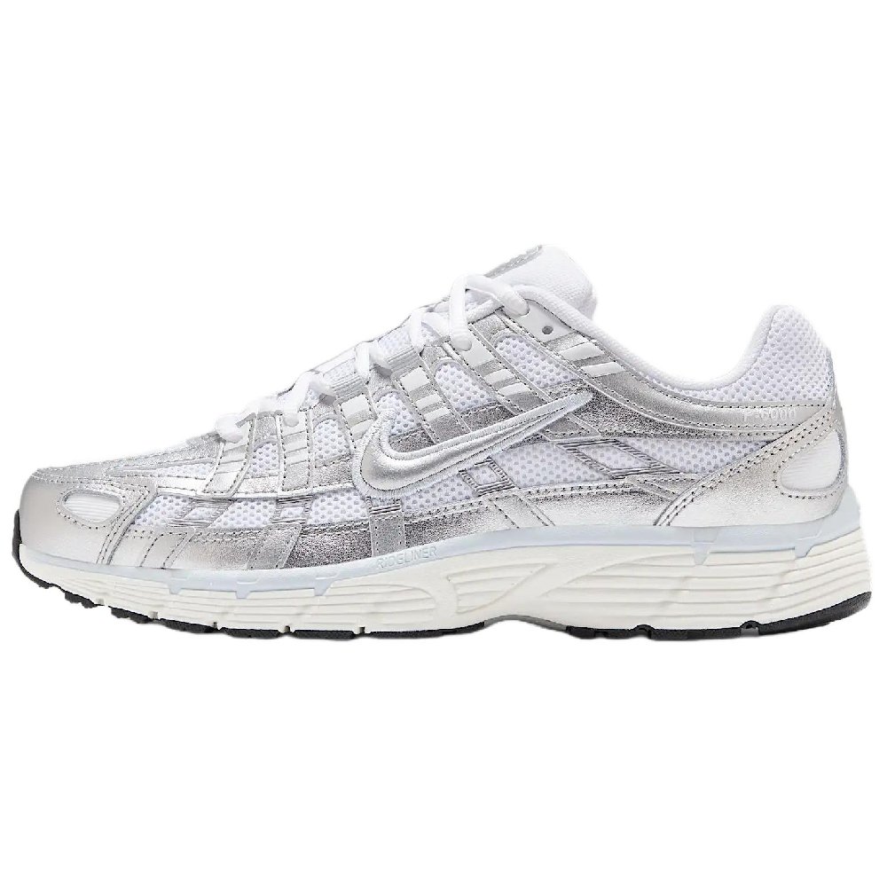 Nike P 6000 White Blue Tint Sail Metallic Silver Women's