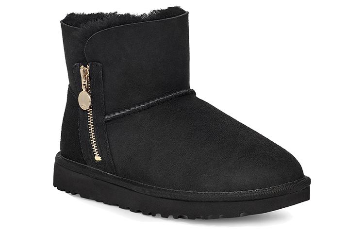 UGG Bailey Zip Mini Fleece Lined Black Women's