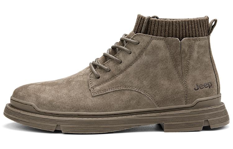 Jeep Outdoor Boots Men Brown