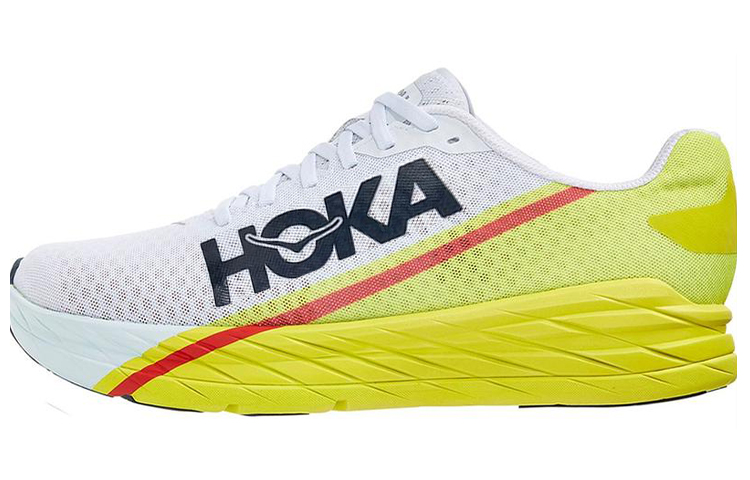 HOKA ONE ONE Rocket X White Evening Primrose All Gender