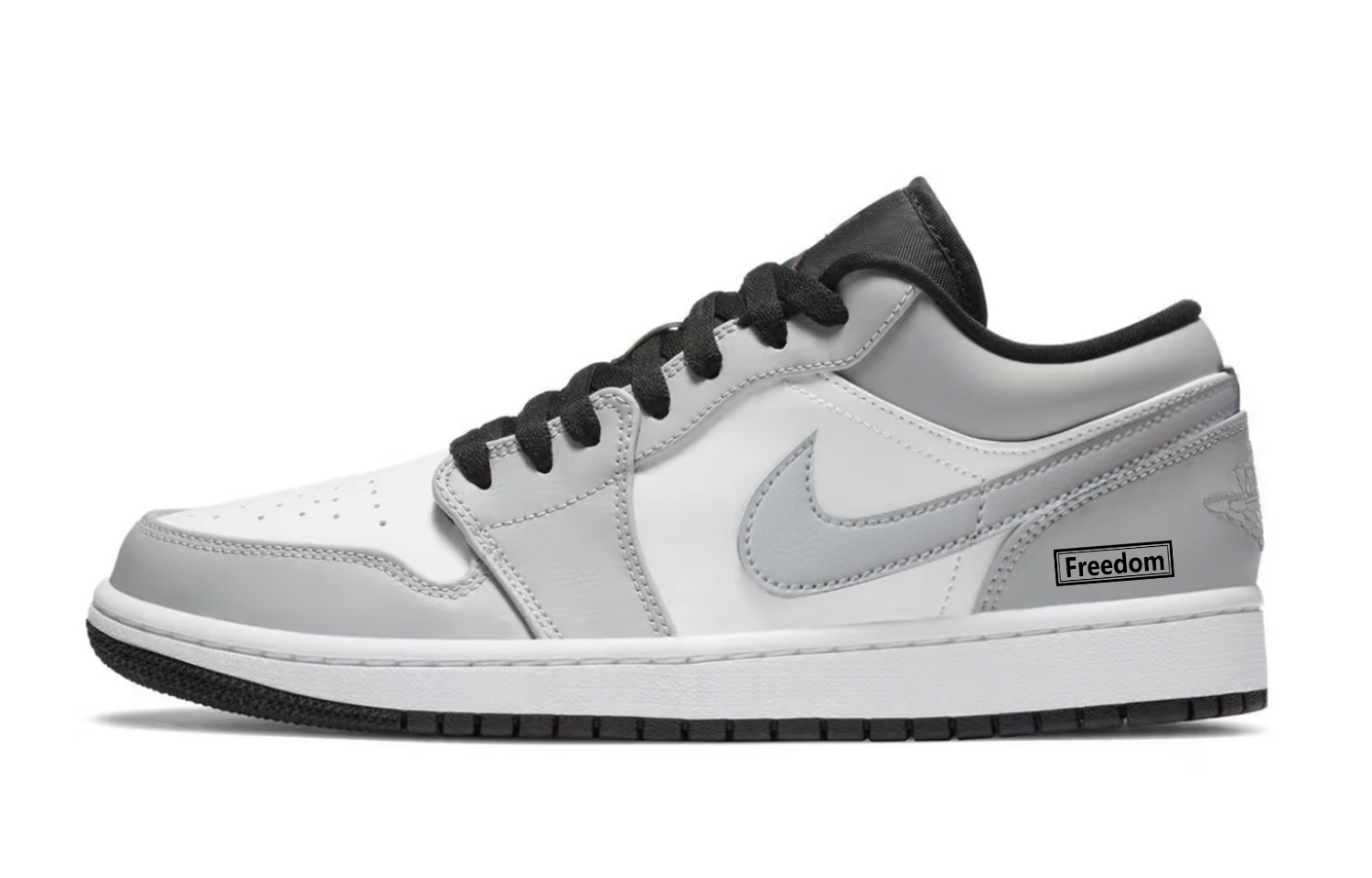 Jordan Air Jordan 1 Dior, Present Abrasion Resistant Low top Vintage Basketball Shoes Unisex Smoke Gray