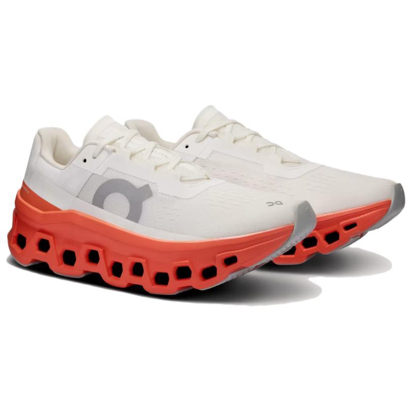 Women's Sneakers On Running CloudmOnster White/Flame купить в интернет-магазине Yoocart с быстрой доставкой по России.