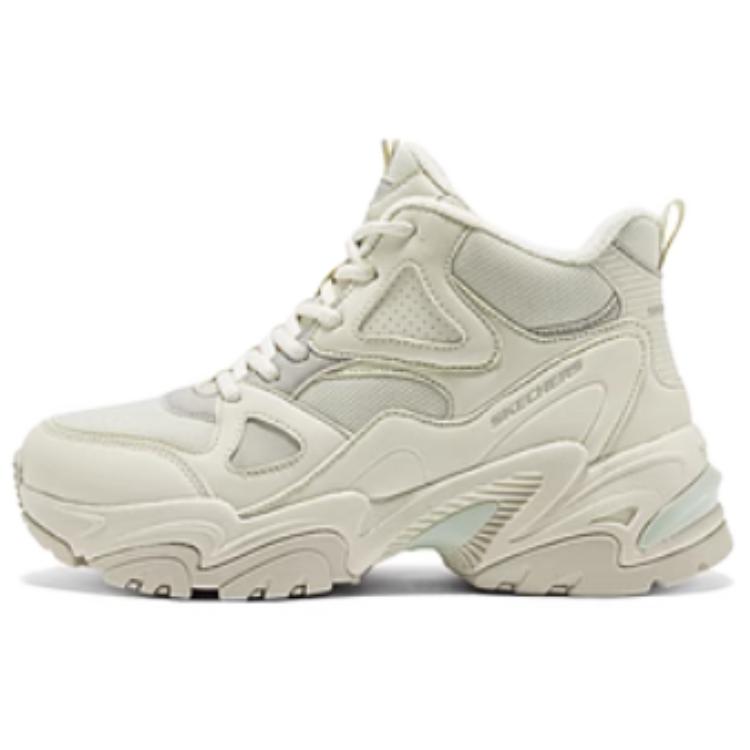 Skechers DLITES Breathable And Resilient High-Top Casual Running Shoes Women's Gray