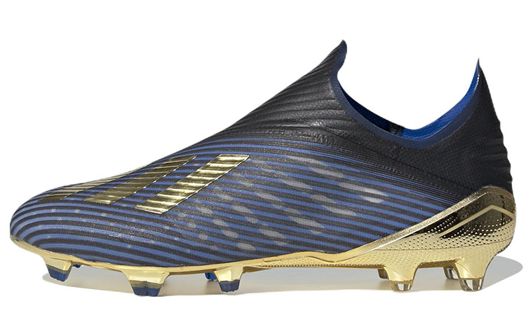 Adidas X 19+ Fg Black Gold Blue
