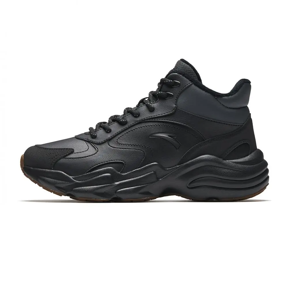 Anta Walker Shock Absorbers Abrasion Resistant Slip Resistant Women's Black/Castle Gray
