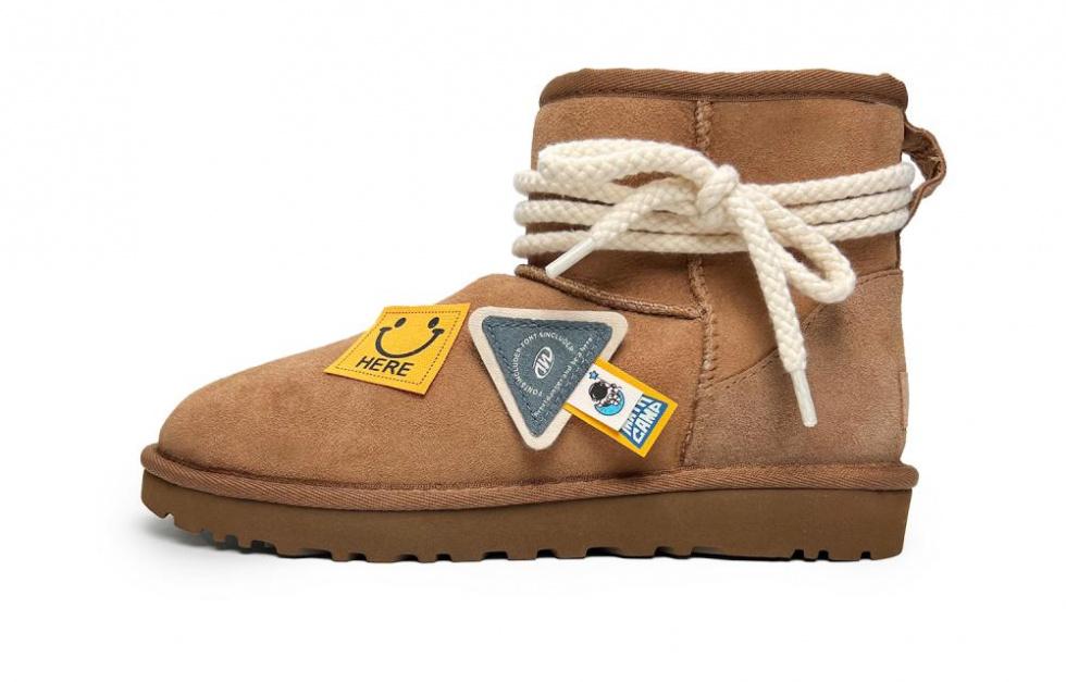 UGG CLASSIC MINI Short Snow Boots Women's Tan