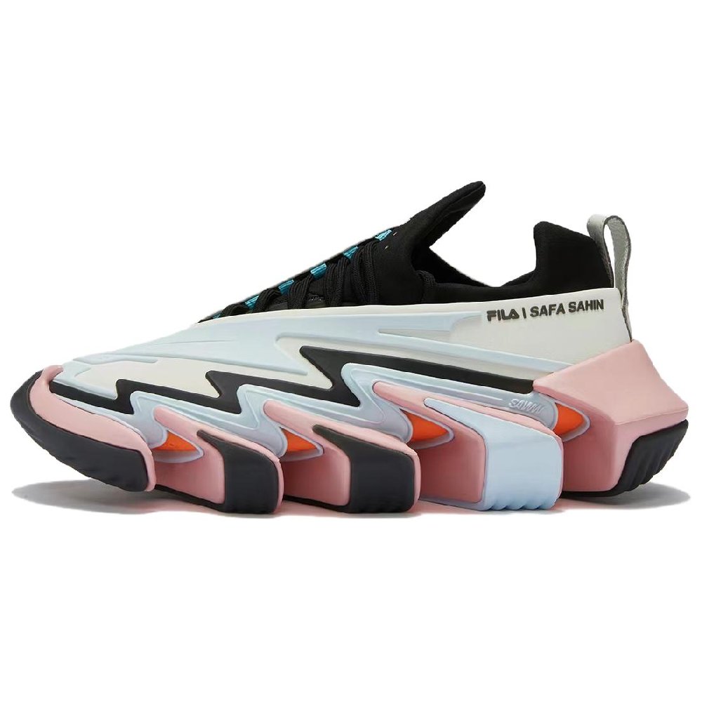 SAFA SAHIN x FILA FUSION Anti-Slip Wear-Resistant Low-Top Casual Running Shoes Men's Gray Black