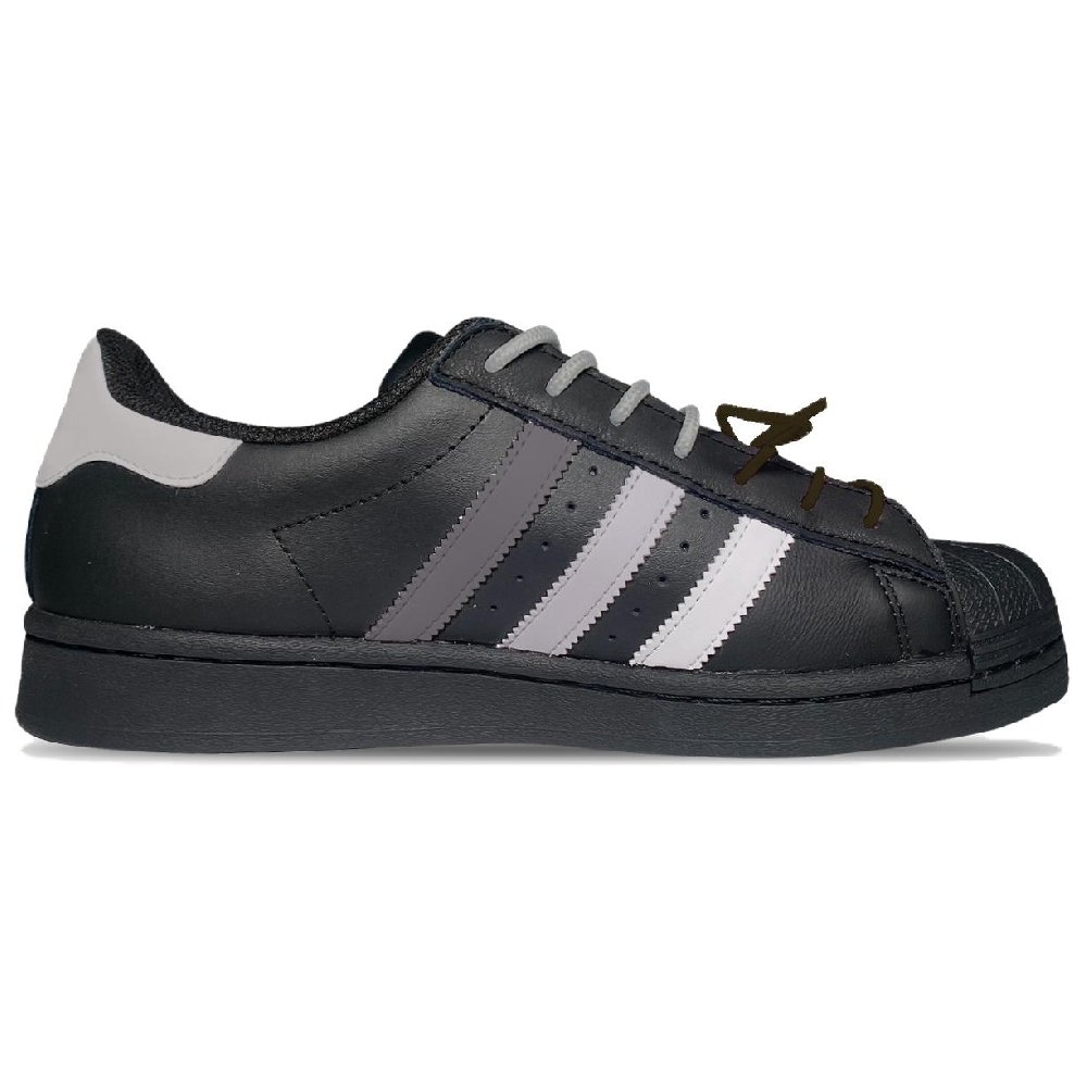 Adidas Originals SUPERSTAR Ziyue, Smog Anti Slip Wear Resistant Low Top Skateboard Shoes Unisex Gray
