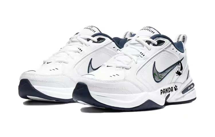 Nike Air Monarch 4 Anti Slip Wear Resistant Low Top Chunky Sneakers Unisex Blue White купить в интернет-магазине Yoocart с быстрой доставкой по России.