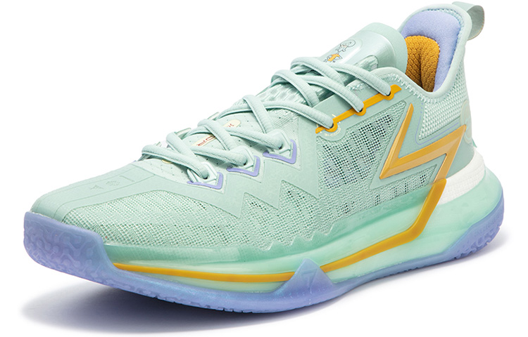 361° Big 3 Future Basketball Shoes Men's Low top Bleached Light Green/Iris купить в интернет-магазине Yoocart с быстрой доставкой по России.