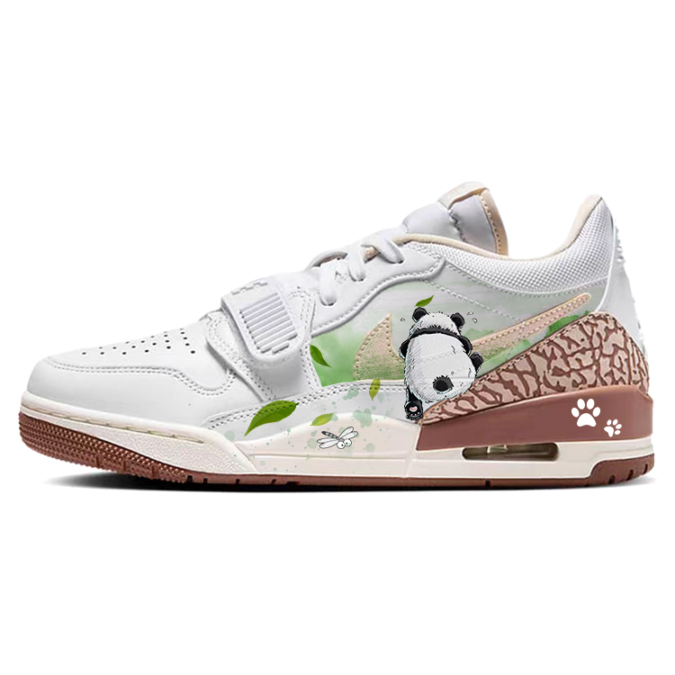JORDAN Legacy 312 Vintage Basketball Shoes Women's Low top Pink/White