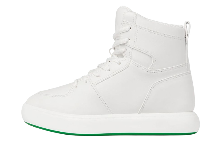 Bottega Veneta Stylish Pillow Skateboarding High Top White