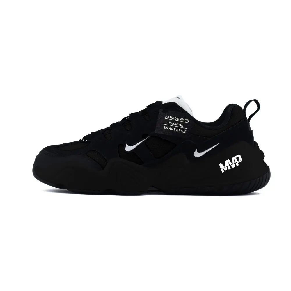 Nike Tech Hera Cool Black MVP Abrasion Resistant Low top Casual Shoes Unisex Black