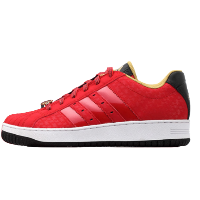 Adidas SS INSPIRED Anti-Slip Wear-Resistant Low-Top Basketball Shoes Men's Red
