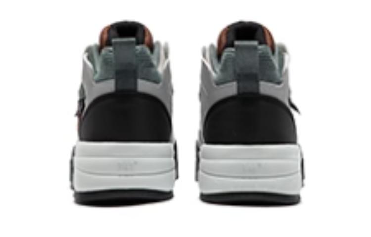361° Thermal High Top Winter Padded Skateboard Shoes Men's Gray Black