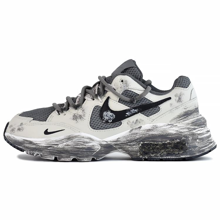 Nike Air Max Fusion Slip Resistant And Breathable Low Top Running Shoes Women's Space Gray