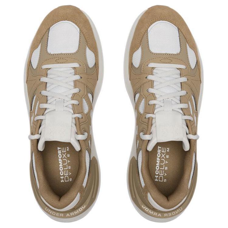 Under Armour Phantom Lu Cushioning, Wear Resistant Low top Casual Shoes Unisex Brown White купить в интернет-магазине Yoocart с быстрой доставкой по России.