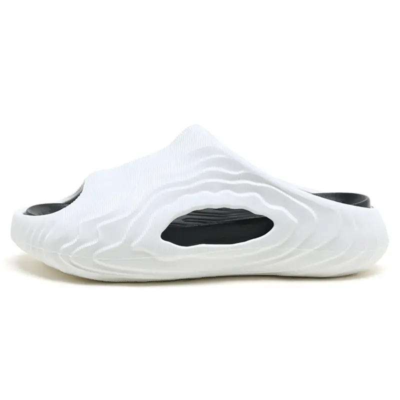 Jeep EVA Abrasion Resistant Slide Slippers Men's White Black