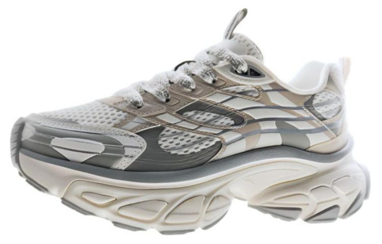Anta Anti Slip Wear Resistant Low Top Casual Shoes Women's White Gray