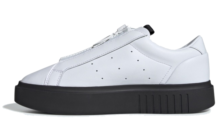 Adidas Women's Sleek Super Zip 'White Black' Women's