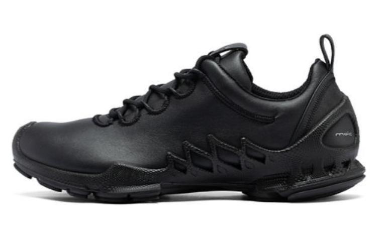 Ecco Cushioned Slip-Resistant Abrasion-Resistant Low-Top Trekking Shoes Men's Black