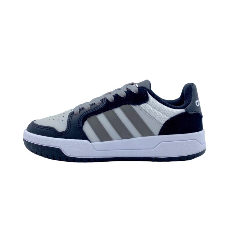 Adidas Neo Entrap Slip-Resistant Low-Top Skateboard Shoes Unisex Black Gray