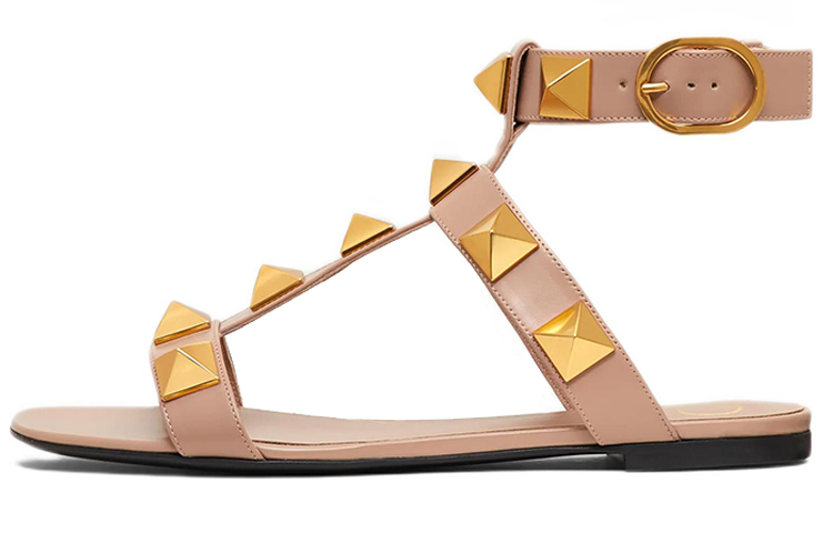 Valentino Roman Stud Fashion Sandal Women's Gold