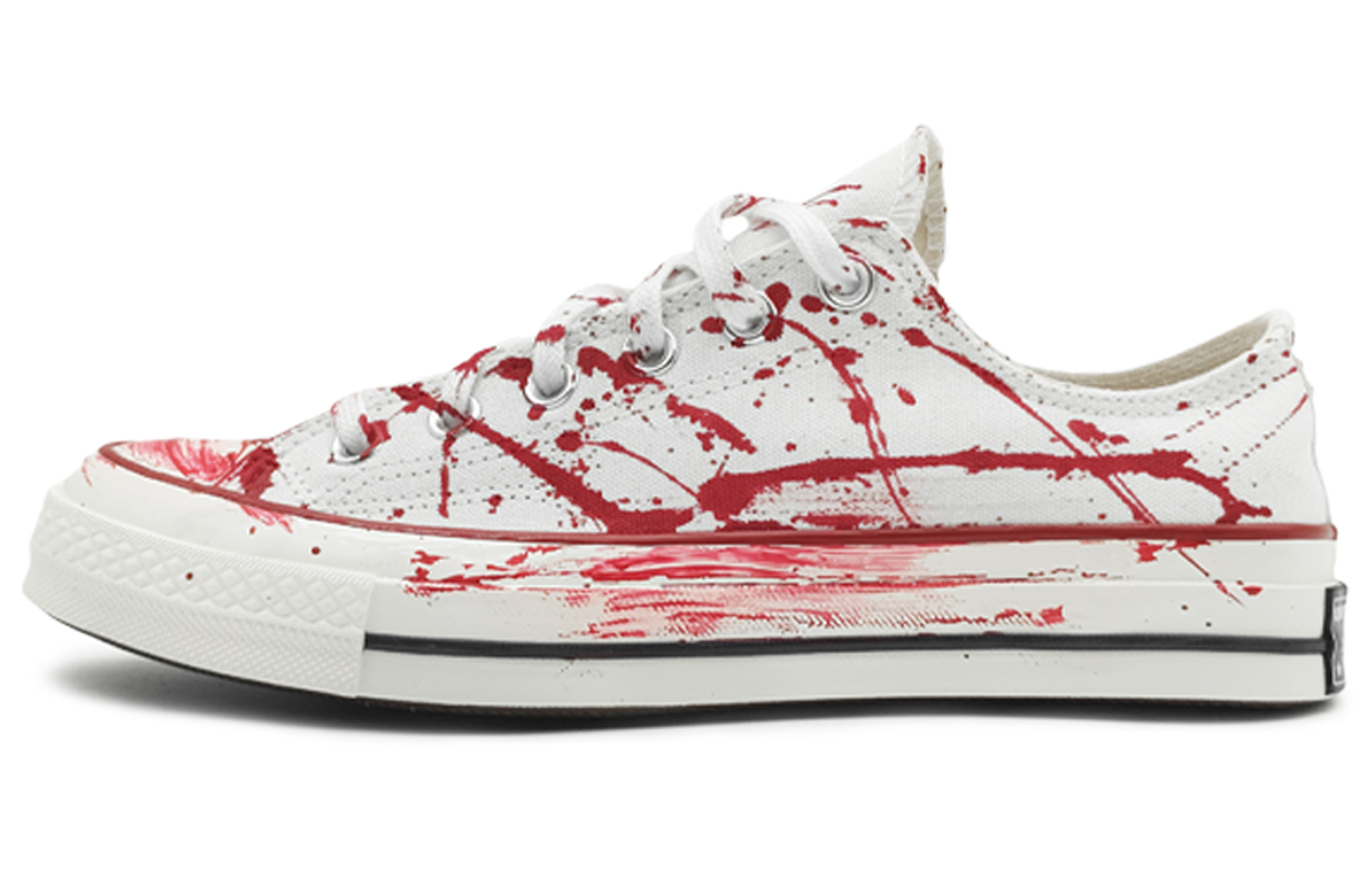 Converse 1970s Chuck Taylor Low-Top Canvas Shoes Unisex White Red купить в интернет-магазине Yoocart с быстрой доставкой по России.