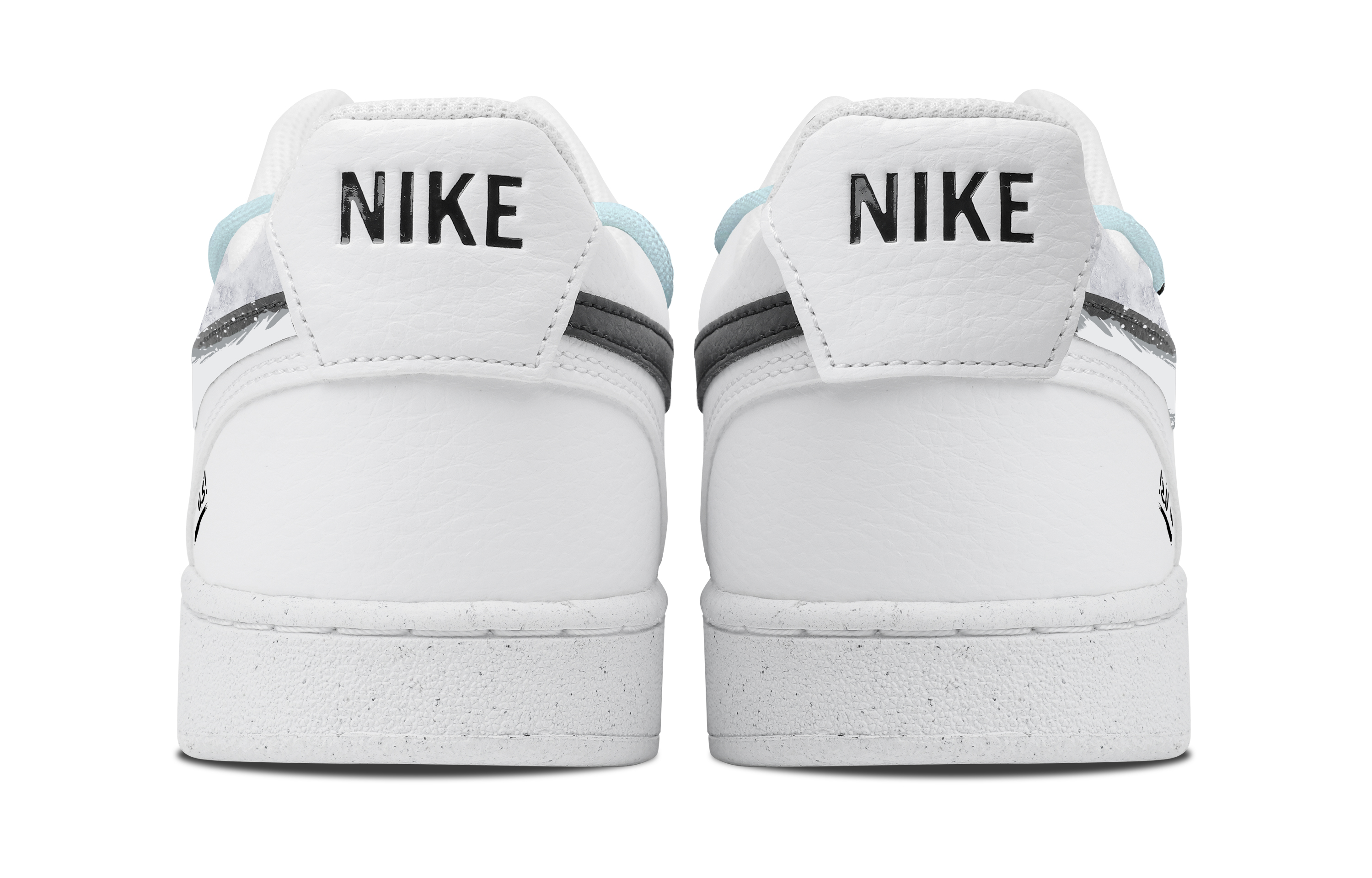 Nike Court Vision 1 Pattern Pink Heart Black Box Slip Resistant Cushioning Low Top Skateboard Shoes Men's White купить в интернет-магазине Yoocart с быстрой доставкой по России.
