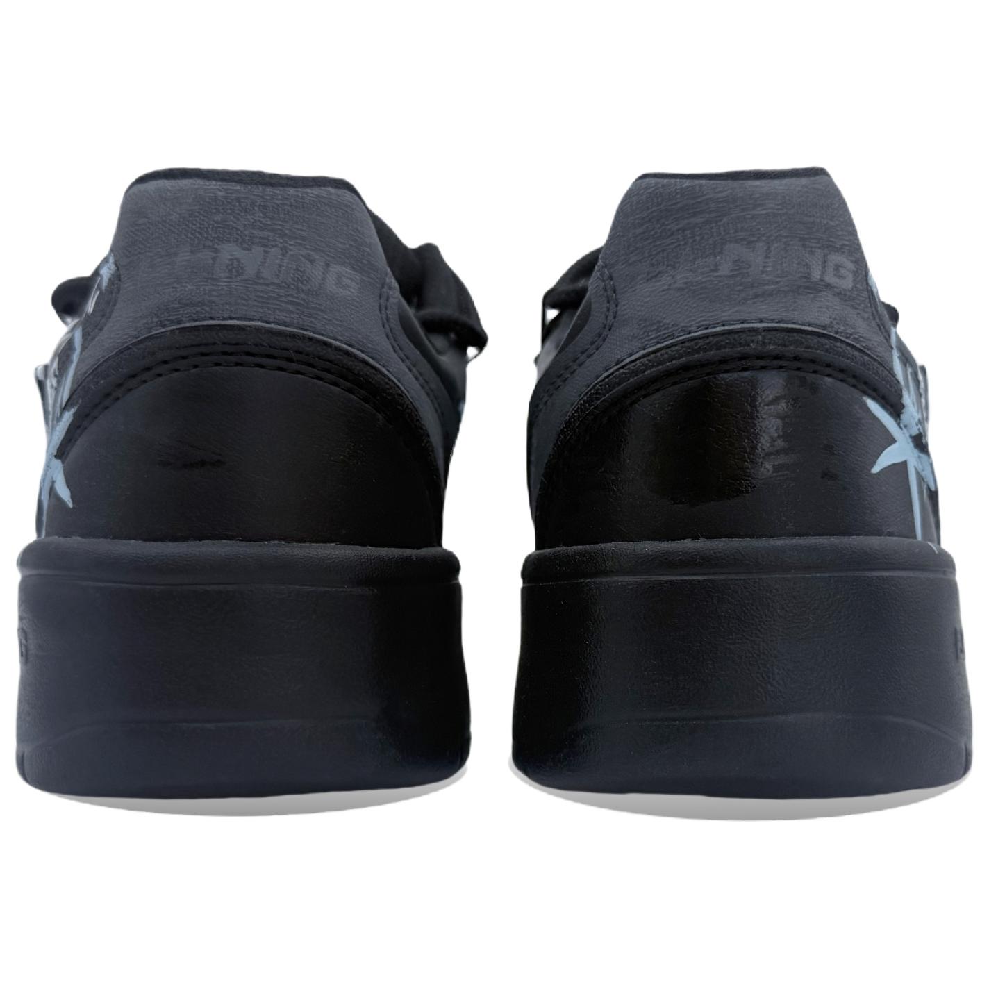 LiNing Yuanbao V3 Abrasion Resistant Shock Absorbers Low top Skateboard Shoes Men's Black Blue купить в интернет-магазине Yoocart с быстрой доставкой по России.