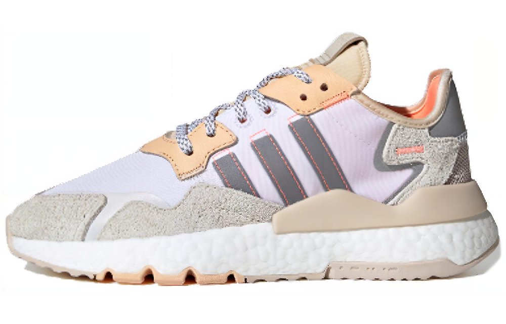 Adidas Nite Jogger White Glow Orange Women's