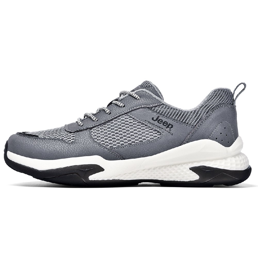 Jeep Low-Top Outdoor Shoes Men's Gray