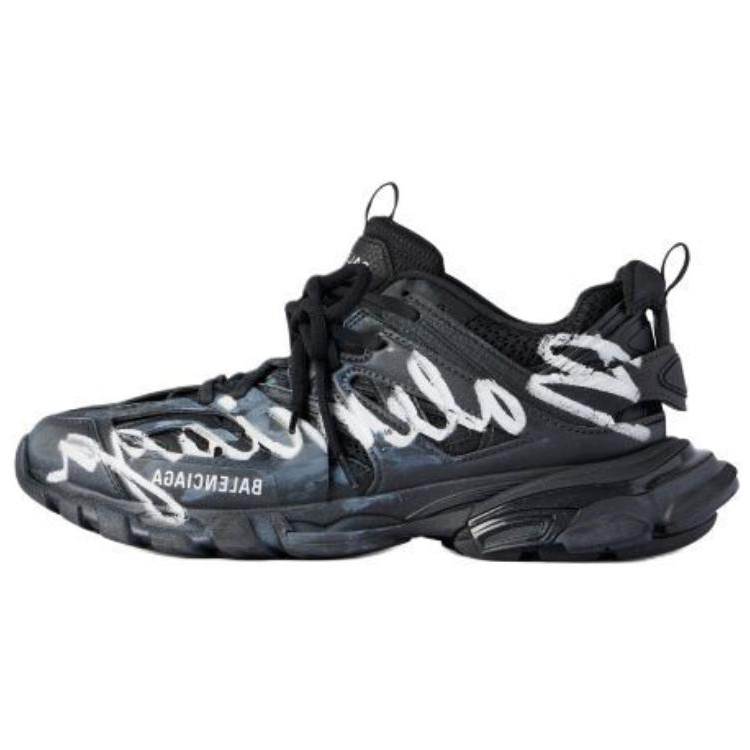 Balenciaga Track Signature Lace-Up Sneakers